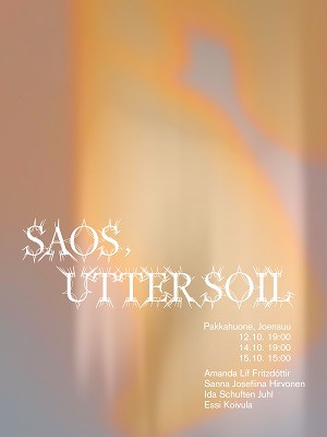 saos, utter soil - La 15.10. klo 15.00