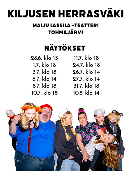 Kiljusen herrasväki 26.7.