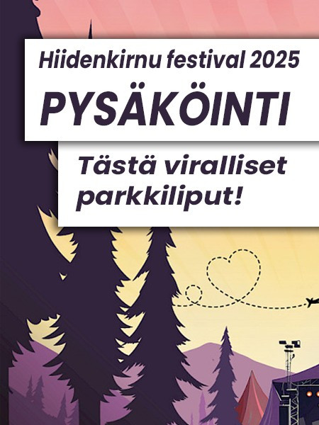 Hiidenkirnu festival 2025 -pysäköinti