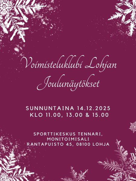 Voimisteluklubi Lohjan Joulunäytös 2