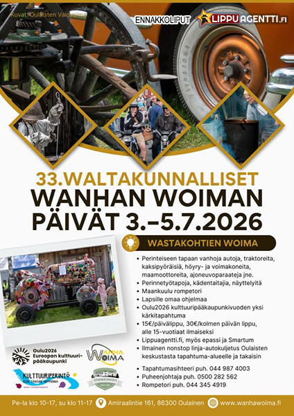 33. Waltakunnalliset Wanhan Woiman päivät